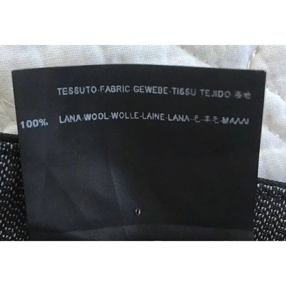 Balenciaga Gray 100% Wool Trousers Dress Pants Zip Hems Size 36 US Size 4 NWT - Picture 8 of 12